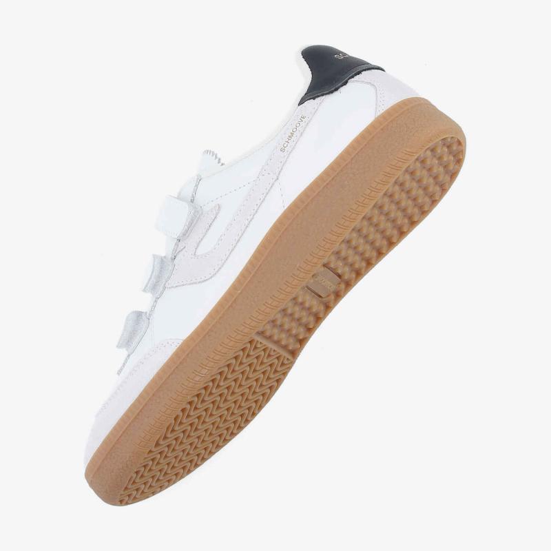 SHEFFIELD STRAPS W - NAPPA/SUEDE - BLANC